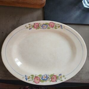 Edwin M. Knowles vintage platter